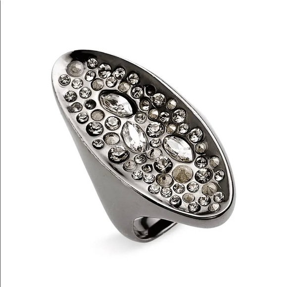 ALEXIS BITTAR Miss Havisham Crystal Encrusted Marquise Ring...